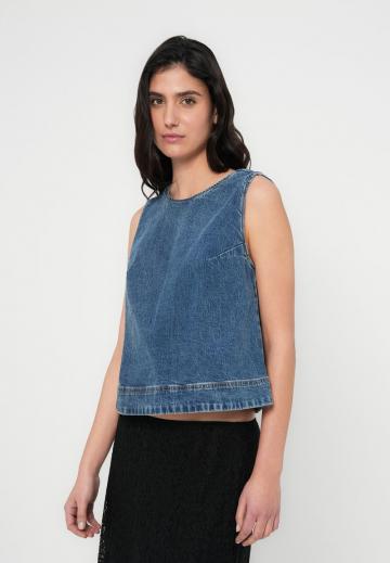 Джинсовая блузка