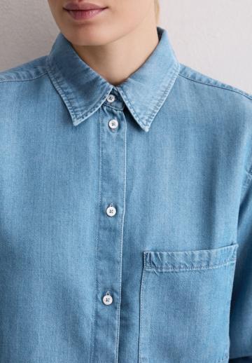 Джинсовая блузка