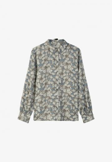 Атласная блузка