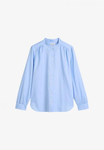 Атласная блузка