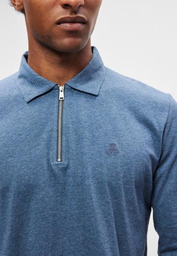 Поло с длинным рукавом