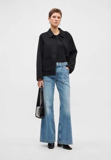 Клешеные джинсы