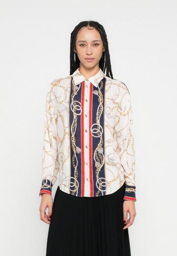 Атласная блузка