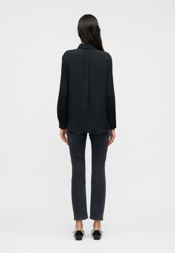 Атласная блузка