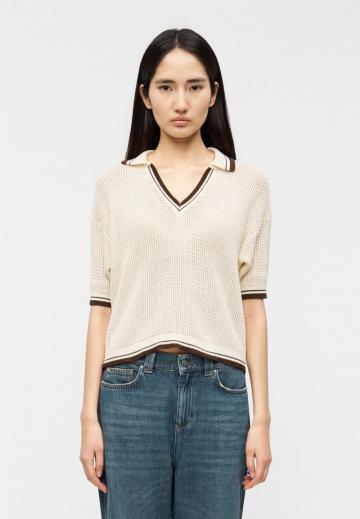 Пуловер с коротким рукавом