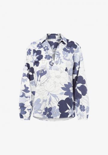 Атласная блузка