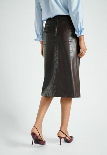 Кожаная юбка