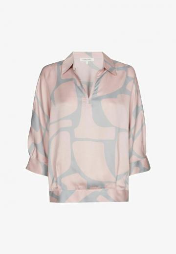 Атласная блузка