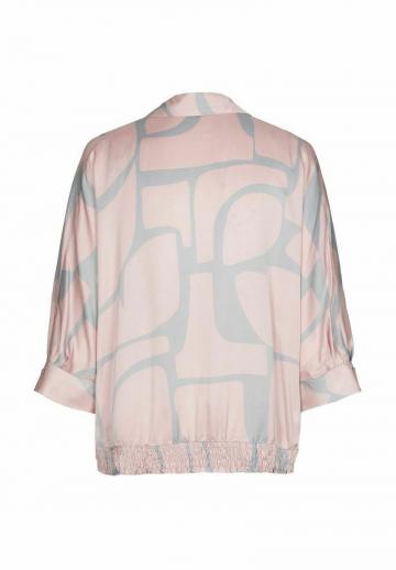 Атласная блузка