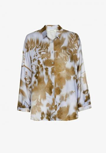 Атласная блузка