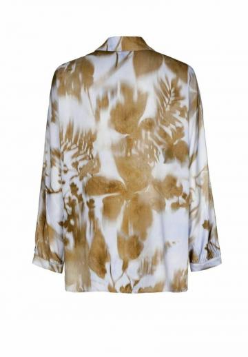 Атласная блузка