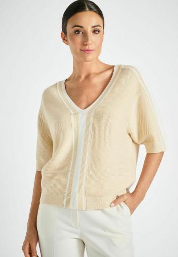 Пуловер с коротким рукавом