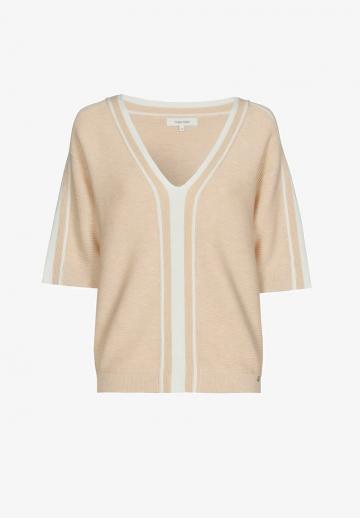 Пуловер с коротким рукавом