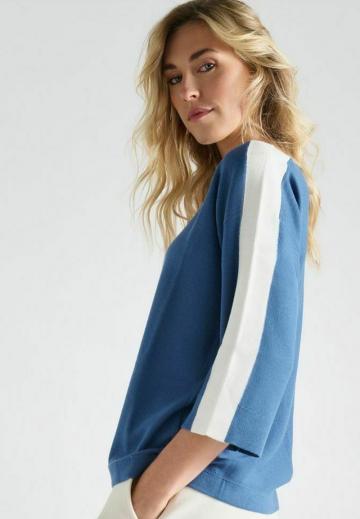 Пуловер с рукавом три четверти