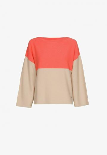 Пуловер с рукавом три четверти