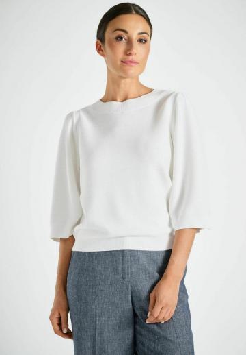 Пуловер с рукавом три четверти