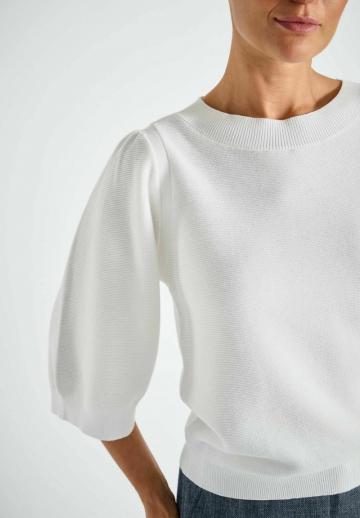 Пуловер с рукавом три четверти