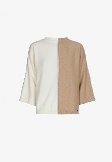 Пуловер с рукавом три четверти