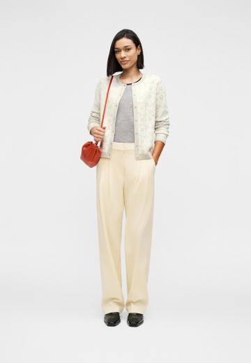 Жаккардовая вязаная кофта