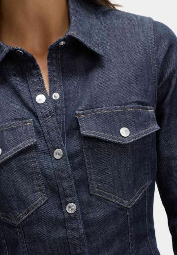 Джинсовое платье