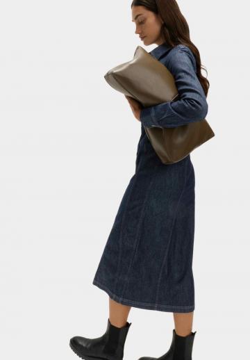 Джинсовое платье