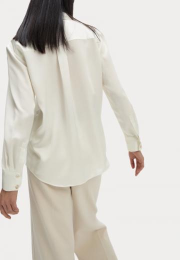 Атласная блузка