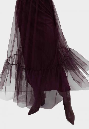 Юбка с воланами