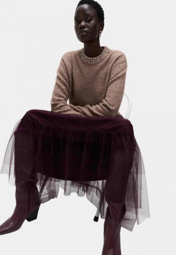 Юбка с воланами