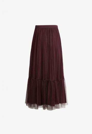 Юбка с воланами