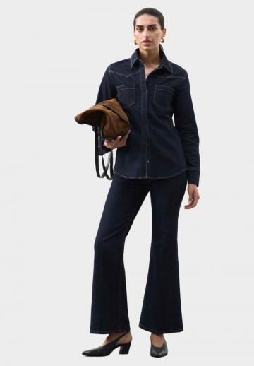 Джинсовая блузка