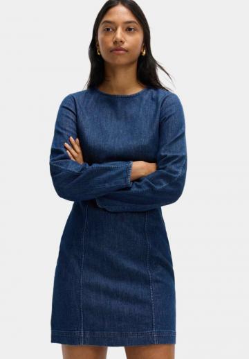 Джинсовое платье