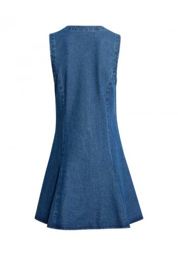 Джинсовая жилетка