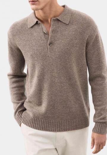 Поло с длинным рукавом