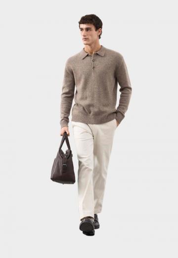 Поло с длинным рукавом