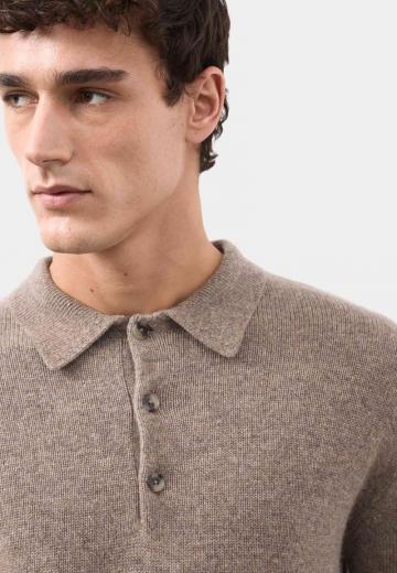 Поло с длинным рукавом