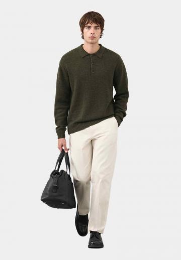 Поло с длинным рукавом