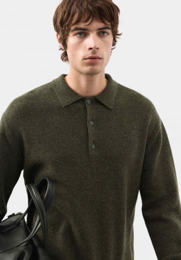 Поло с длинным рукавом