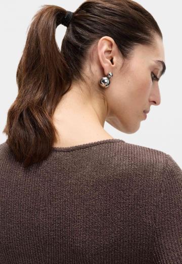 Вязаное платье