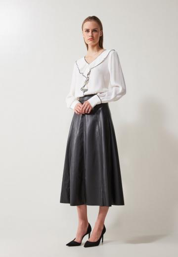 Кожаная юбка