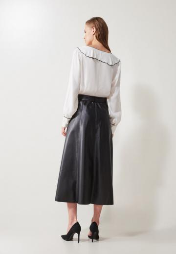 Кожаная юбка