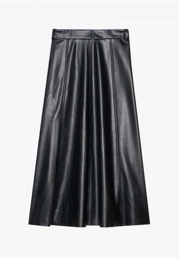 Кожаная юбка