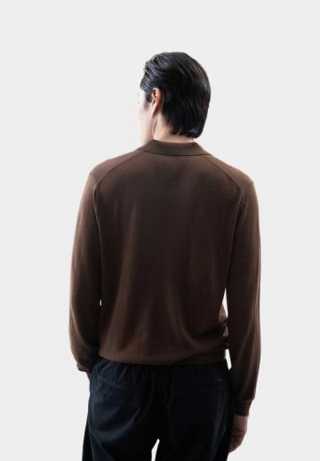 Поло с длинным рукавом