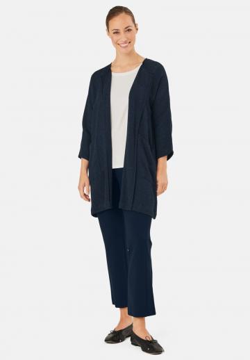 Длинный жилет