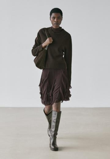 Юбка с воланами