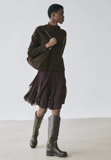 Юбка с воланами