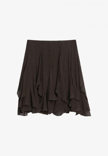 Юбка с воланами