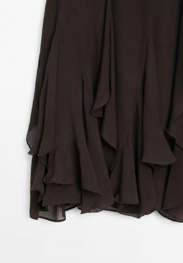 Юбка с воланами