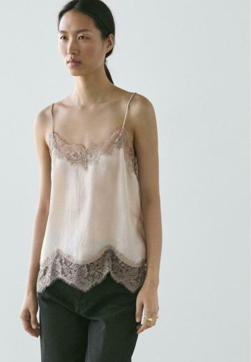 Топ на бретельках