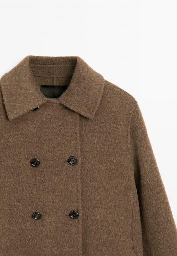 Шерстяное пальто