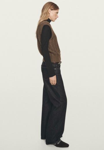 Пуловер без рукавов